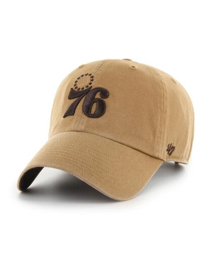 【送料無料】 47ブランド メンズ 帽子 アクセサリー 47 Brand Men's Tan Philadelphia 76ers Ballpark Clean Up Adjustable Hat Tan 【送料無料】 47ブランド メンズ 帽子 アクセサリー 47 Brand Men's Tan Philadelphia 76ers Ballpark Clean Up Adjustable Hat Tan