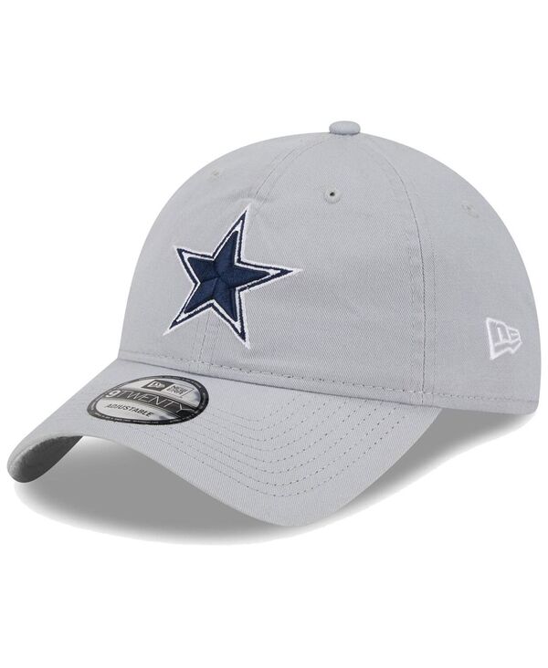 【送料無料】 ニューエラ メンズ 帽子 アクセサリー Men's Gray Dallas Cowboys Main Core Classic 2.0 9TWENTY Adjustable Hat Gray