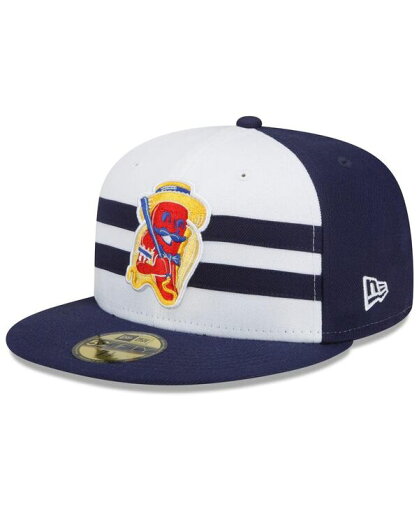 【送料無料】 ニューエラ メンズ 帽子 アクセサリー Men's White/Navy Brooklyn Cyclones Coney Island Franks Theme Night 59FIFTY Fitted Hat White Navy 【送料無料】 ニューエラ メンズ 帽子 アクセサリー Men's White/Navy Brooklyn Cyclones Coney Island Franks Theme Night 59FIFTY Fitted Hat White Navy