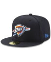 【送料無料】 ニューエラ メンズ 帽子 アクセサリー Oklahoma City Thunder Basic 59FIFTY Fitted Cap 2018 B...