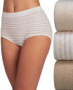 ジョッキー レディース パンツ アンダーウェア Elance Breathe Brief 3 Pack Underwear 1542 Extended Size...