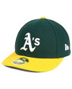 ニューエラ メンズ 帽子 アクセサリー Oakland Athletics Low Profile AC Performance 59FIFTY Cap Green/Yellow