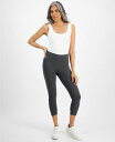 【送料無料】 スタイルアンドコー レディース レギンス ボトムス Women's High Rise Cropped Pull-On Leggings Charcoal Hthr(4)