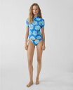 【送料無料】 マンゴ レディース シャツ トップス Women's Short-Sleeved Printed T-Shirt Dark Navy(4)