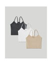 【送料無料】 パクト レディース シャツ トップス Women's Everyday Shelf Bra Cropped Camisole 3-Pack Fav...