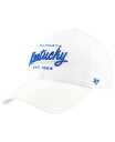 【送料無料】 47ブランド レディース 帽子 アクセサリー Women's White Kentucky Wildcats Sidney Clean Up Ad...
