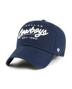 【送料無料】 47ブランド レディース 帽子 アクセサリー Women's Navy Dallas Cowboys Sidney Clean Up Adjustable Hat Navy