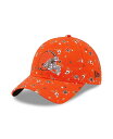 【送料無料】 ニューエラ レディース 帽子 アクセサリー Women's Orange Cleveland Browns Floral 9TWENTY Adjustable Hat Orange