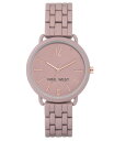 【送料無料】 ナインウェスト レディース 腕時計 アクセサリー Women's Quartz Purple Alloy Link Bracelet Watch 36mm Purple Rose Gold-Tone