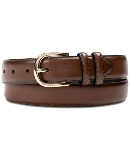 【送料無料】 クラブルーム メンズ ベルト アクセサリー Men's Feather-Edge Double Loop Dress Belt Saddle 【送料無料】 クラブルーム メンズ ベルト アクセサリー Men's Feather-Edge Double Loop Dress Belt Saddle