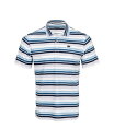 【送料無料】 マウンテンカーキス メンズ ポロシャツ トップス Men's Roan Stripe Performance Polo Spring water