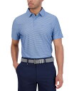 【送料無料】 ベンシャーマン メンズ ポロシャツ トップス Mini Stripes Tech Jersey Sports Fit Polo Azure