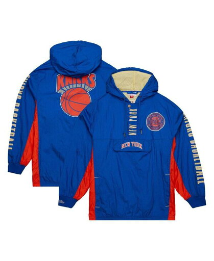 【送料無料】 ミッチェル&ネス メンズ ジャケット・ブルゾン ウィンドブレーカー アウター Mitchell Ness Men's New York Knicks Big Tall Hardwood Classics Team OG 2.0 Anorak Hoodie Quarter-Zip Windbreaker Jacket Blue 【送料無料】 ミッチェル&ネス メンズ ジャケット・ブルゾン ウィンドブレーカー アウター Mitchell Ness Men's New York Knicks Big Tall Hardwood Classics Team OG 2.0 Anorak Hoodie Quarter-Zip Windbreaker Jacket Blue