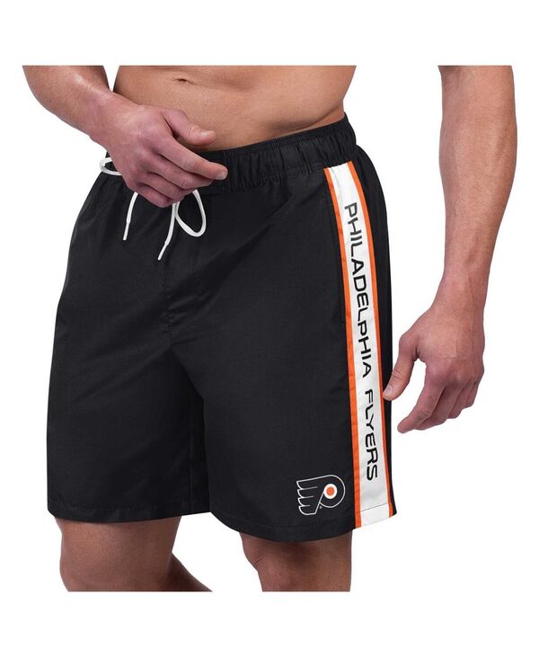 【送料無料】 カール バンクス メンズ ハーフパンツ・ショーツ 水着 Men's Philadelphia Flyers Streamline Volley Swim Trunks Orange