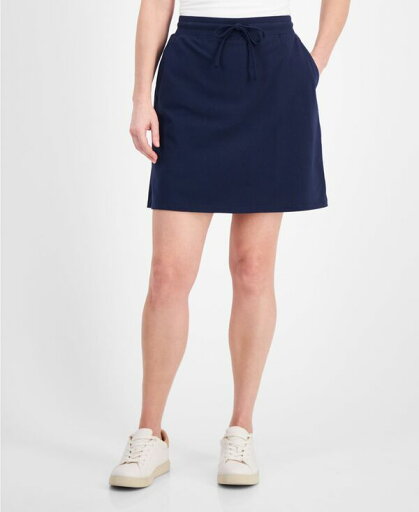 【送料無料】 スタイルアンドコー レディース スカート ボトムス Women's Jersey Skort Regular & Petite Industrial Blue 【送料無料】 スタイルアンドコー レディース スカート ボトムス Women's Jersey Skort Regular & Petite Industrial Blue