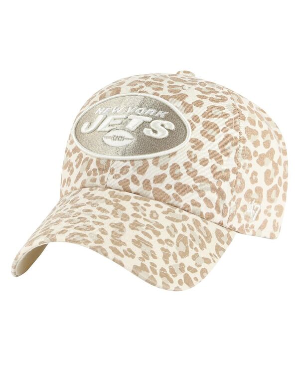 【送料無料】 47ブランド レディース 帽子 アクセサリー 47 Brand Women's Natural New York Jets Panthera Clean Up Adjustable Hat Natural