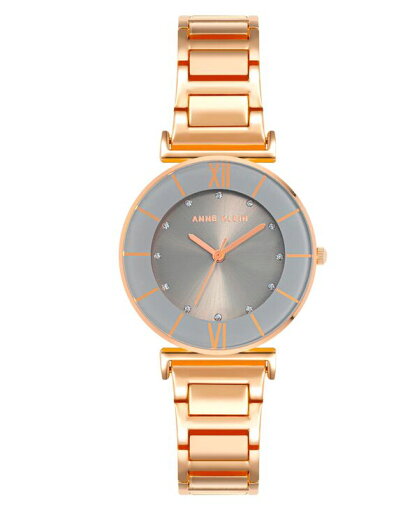 【送料無料】 アンクライン レディース 腕時計 アクセサリー Women's Three Hand Quartz Rose Gold-tone Alloy with Gray Sunray Dial Watch 32mm Gray-Rose Gold-Tone 【送料無料】 アンクライン レディース 腕時計 アクセサリー Women's Three Hand Quartz Rose Gold-tone Alloy with Gray Sunray Dial Watch 32mm Gray-Rose Gold-Tone