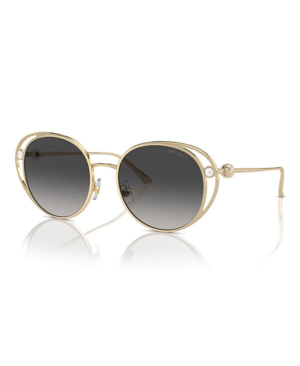 【送料無料】 ジミーチュー レディース サングラス・アイウェア アクセサリー Women's Sunglasses JC4003HB Grad Grey