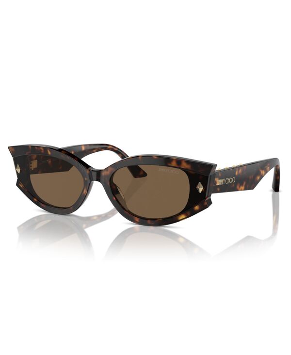 【送料無料】 ジミーチュー レディース サングラス・アイウェア アクセサリー Women's Sunglasses JC5015U Havana