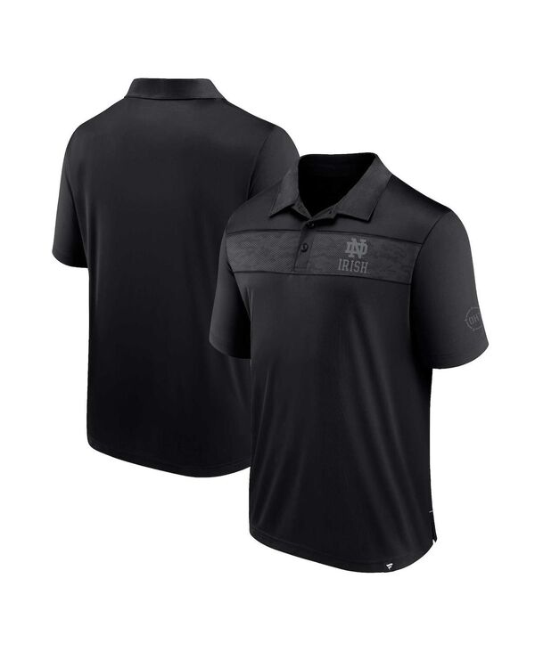 【送料無料】 ファナティクス メンズ シャツ トップス Men's Black Notre Dame Fighting Irish OHT Military-Inspired Appreciation Polo Shirt Black