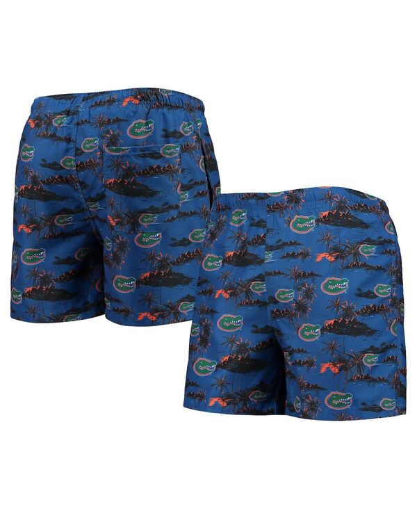 【送料無料】 フォコ メンズ ハーフパンツ・ショーツ 水着 Men's Royal Florida Gators Island Palm Swim Trunks Royal