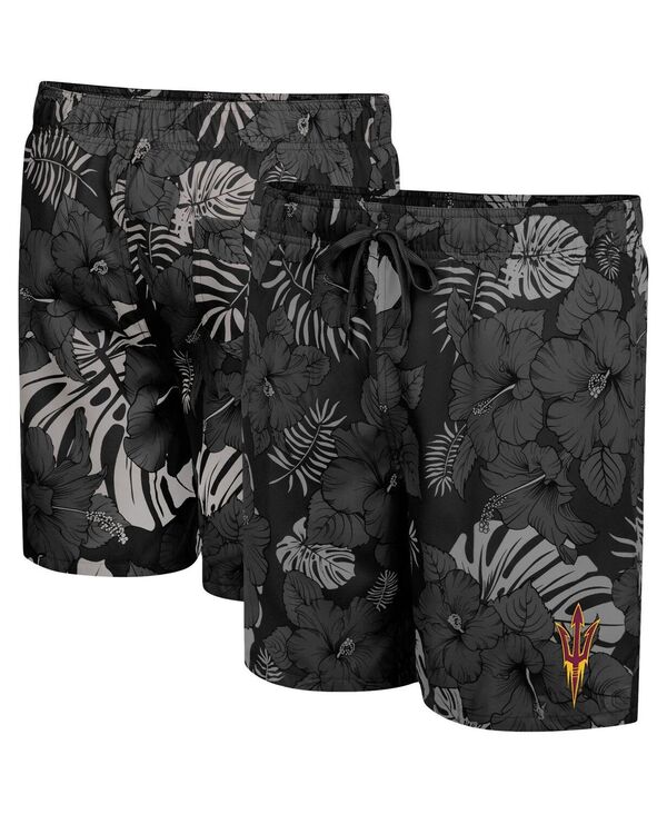 【送料無料】 コロシアム メンズ ハーフパンツ・ショーツ 水着 Men's Black Arizona State Sun Devils The Dude Swim Shorts Black