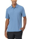 【送料無料】 ヘインズ メンズ Tシャツ トップス Men's Moves Performance Short Sleeve Polo Blue Dive
