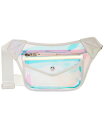 【送料無料】 スティーブ マデン レディース ベルト アクセサリー Women's Iridescent Clear Jelly Belt Bag Irides...