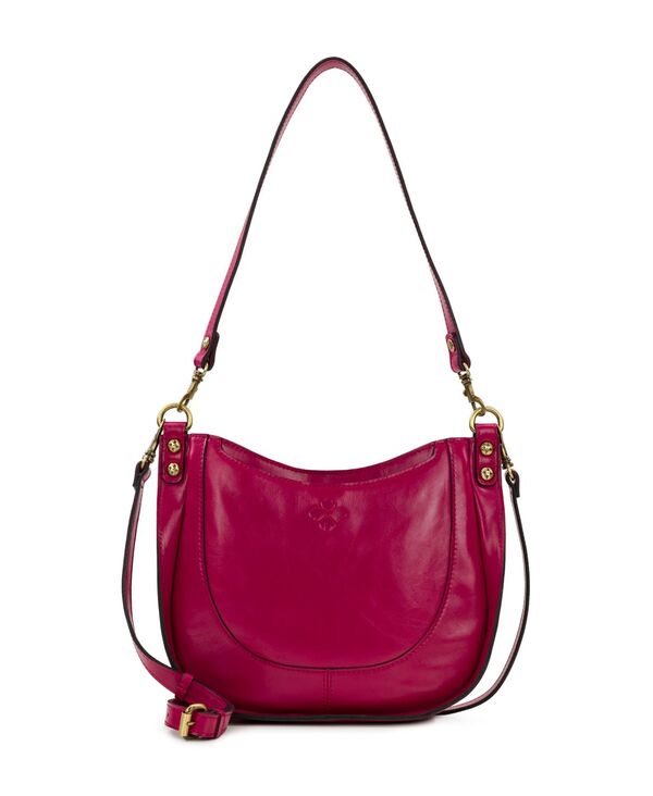 【送料無料】 パトリシアナシュ レディース ショルダーバッグ バッグ Caletta Hobo Crossbody Bag Fuchsia