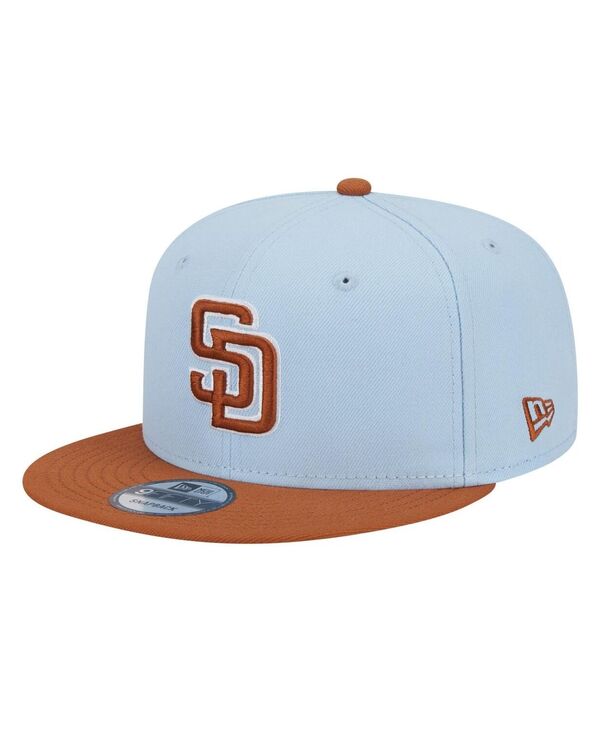 【送料無料】 ニューエラ メンズ 帽子 アクセサリー Men's Light Blue San Diego Padres Spring Color Two-Tone 9FIFTY Snapback Hat Light Blue