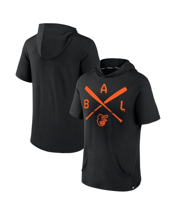 ReVida ŷԾŹ㤨̵֡ եʥƥ  ѡå  Men's Black Baltimore Orioles Iconic Rebel Short Sleeve Pullover Hoodie BlackפβǤʤ10,980ߤˤʤޤ