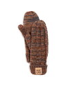 【送料無料】 ムクルクス レディース 手袋 アクセサリー Women's Patch Pom Mittens Tawny Brown One Size Tawn...