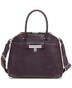【送料無料】 カルバンクライン レディース ハンドバッグ バッグ Becky Convertible Turnlock Dome Satchel Plum