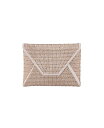 【送料無料】 ニナ レディース クラッチバッグ バッグ Crystal Encrusted Square Envelope Clutch Gold(4)