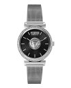 【送料無料】 ヴェルサス ヴェルサーチ レディース 腕時計 アクセサリー Versus by Versace Women's Brick Lane Silver-tone Stainless Steel Bracelet Watch 34mm Stainless