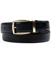 【送料無料】 クラブルーム メンズ ベルト アクセサリー Men's Reversible Pebble Belt Black/Cognac
