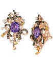 【送料無料】 ル ヴァン レディース ピアス・イヤリング アクセサリー Multi-Gemstone Abstract Cluster Statement Ea...