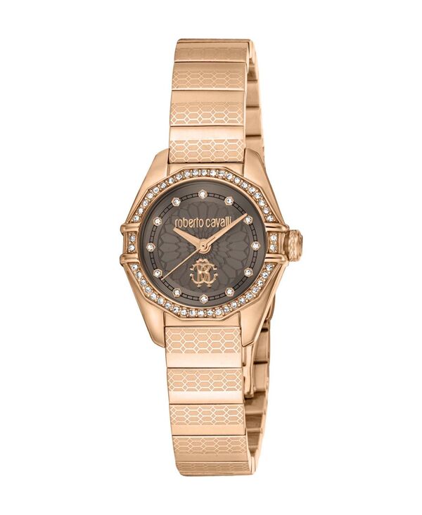 【送料無料】 ロベルトカヴァリ レディース 腕時計 アクセサリー Women's Quartz Rose-Gold Stainless Steel Watch 26mm Rose