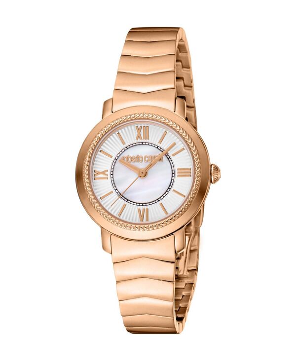 【送料無料】 ロベルトカヴァリ レディース 腕時計 アクセサリー Women's Quartz Rose-Gold Stainless Steel Watch 30mm Rose