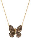 【送料無料】 ル ヴァン レディース ネックレス・チョーカー・ペンダントトップ アクセサリー Chocolatier® Diamond Butterfl...