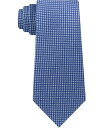 【送料無料】 カルバンクライン メンズ ネクタイ アクセサリー Men's Slim Houndstooth Tie Indigo