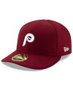 【送料無料】 ニューエラ メンズ 帽子 アクセサリー Philadelphia Phillies Low Profile AC Performance 59FI...