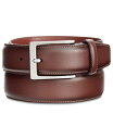 【送料無料】 ペリーエリス メンズ ベルト アクセサリー Men's Leather Dress Belt Brown