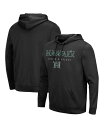 【送料無料】 コロシアム メンズ パーカー・スウェット フーディー アウター Men's Black Hawaii Warriors Blackout 3.0 Pullover Hoodie Black