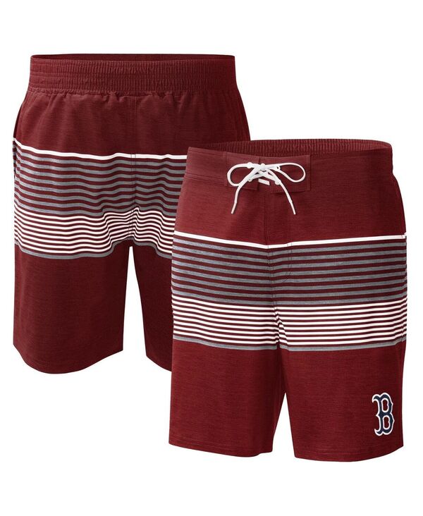 【送料無料】 カール バンクス メンズ ハーフパンツ・ショーツ 水着 Men's Red Boston Red Sox Coastline Volley Swim Shorts Red