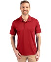 【送料無料】 カッターアンドバック メンズ ポロシャツ トップス Men's Prospect Textured Stretch Polo Shirt Card...