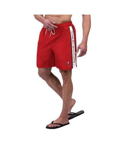 【送料無料】 カール バンクス メンズ ハーフパンツ・ショーツ 水着 Men's Red Tampa Bay Buccaneers Streamline Volley Swim Shorts Red 【送料無料】 カール バンクス メンズ ハーフパンツ・ショーツ 水着 Men's Red Tampa Bay Buccaneers Streamline Volley Swim Shorts Red