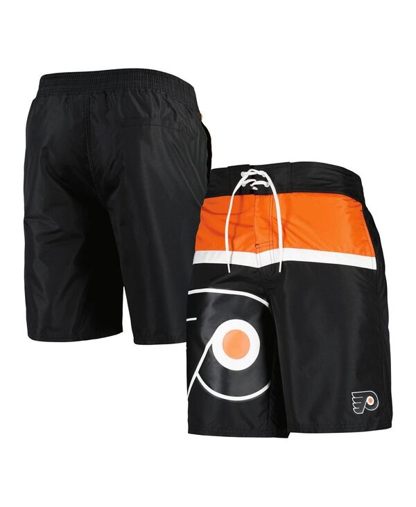 【送料無料】 スターター メンズ ハーフパンツ・ショーツ 水着 Men's Black Philadelphia Flyers Sea Wind Swim Trunks Black