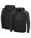 【送料無料】 コロシアム メンズ パーカー・スウェット アウター Men's Virginia Cavaliers Blackout 3.0 Tonal Raglan Pullover Hoodie Black