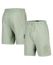 【送料無料】 プロスタンダード メンズ ハーフパンツ・ショーツ ボトムス Men's Cream New York Yankees Neutral Fleece Shorts Cream